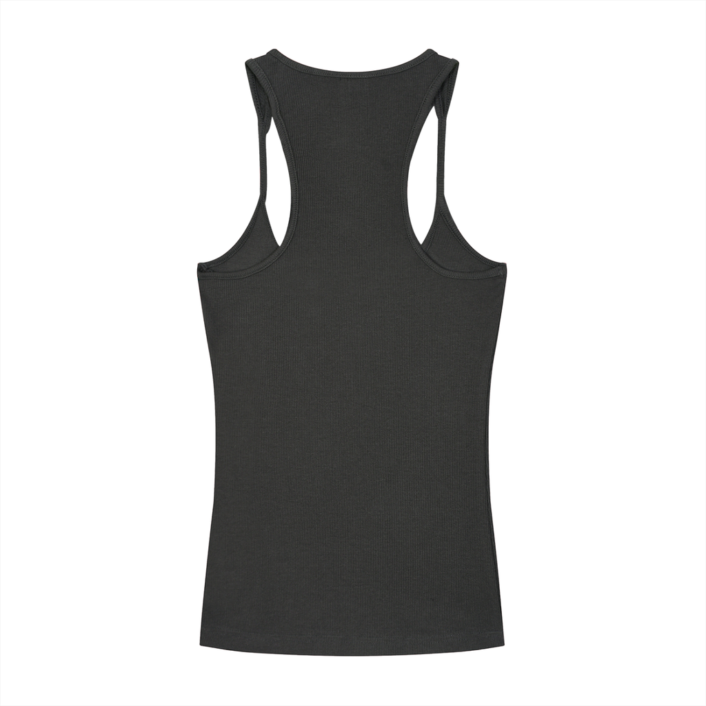 Vantix Ribbed Performance Racerback Tank