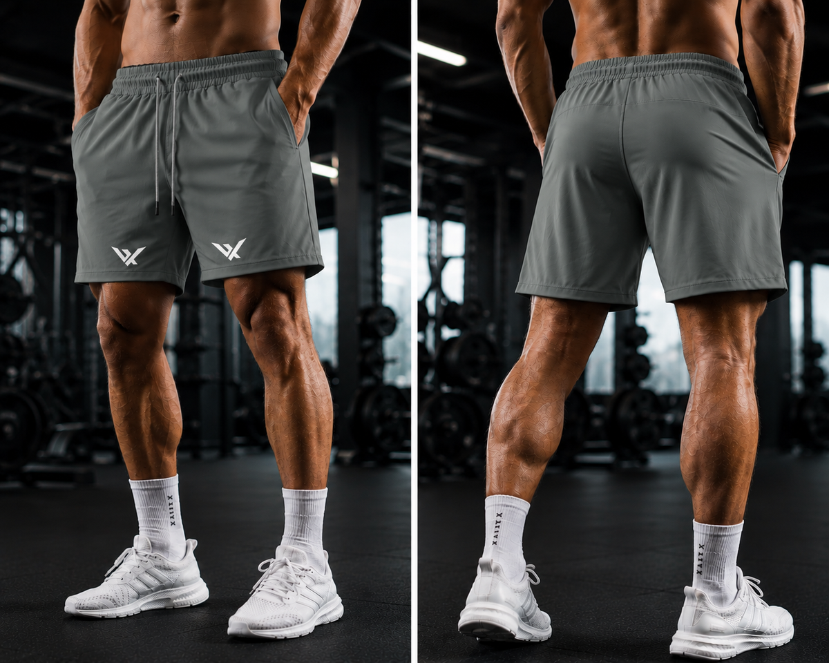 Vantix Men's Performance Drawstring Shorts - detail view
