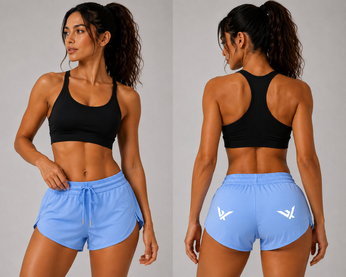 Vantix Women's Performance Drawstring Bermuda Shorts - back view
