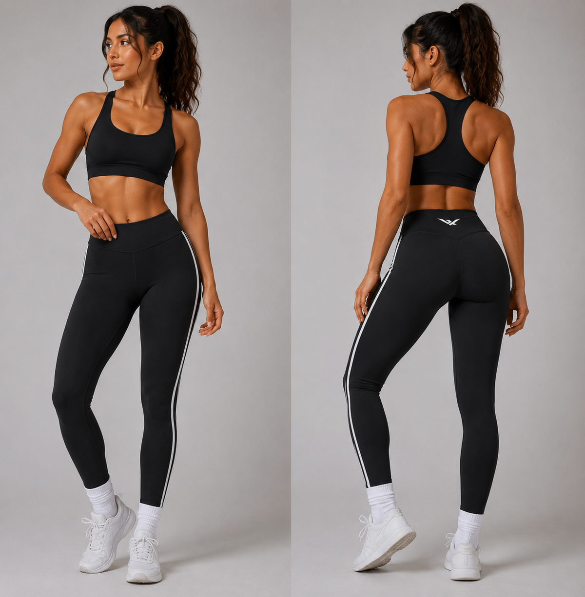Vantix Women's High-Rise Performance Leggings - front view